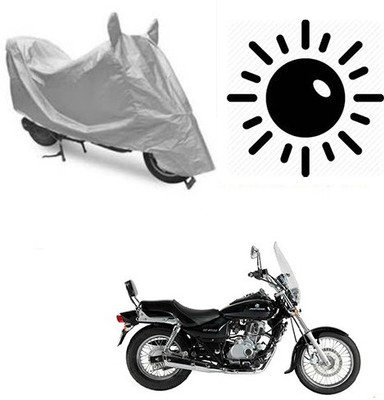 Atulit enterprises Waterproof Two Wheeler Cover for Bajaj(Avenger 220 DTS-i, Silver)