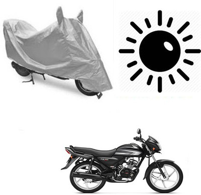Atulit enterprises Waterproof Two Wheeler Cover for Honda(CD, Silver)