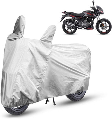 AutoRetail Two Wheeler Cover for Bajaj(Pulsar 150, Silver)