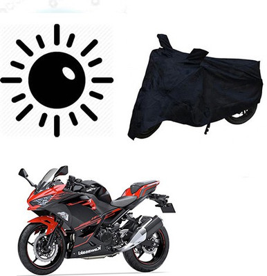 Atulit enterprises Waterproof Two Wheeler Cover for Kawasaki(Ninja 250, Black)