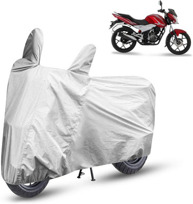 AutoRetail Two Wheeler Cover for Bajaj(Discover 125 DTS-i, Silver)