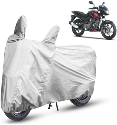 AutoRetail Two Wheeler Cover for Bajaj(Pulsar 180 DTS-i, Silver)