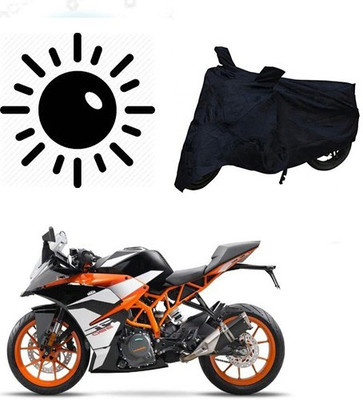SRENTERPRISES Two Wheeler Cover for KTM(RD 350, Black)