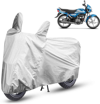 AutoRetail Two Wheeler Cover for Hero(HF Deluxe, Silver)