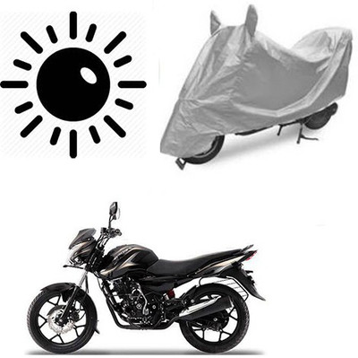 Atulit enterprises Waterproof Two Wheeler Cover for Bajaj(Discover 150 s, Silver)