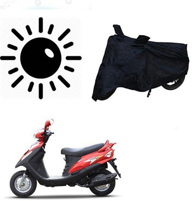 Atulit enterprises Waterproof Two Wheeler Cover for Mahindra(Flyte, Black)