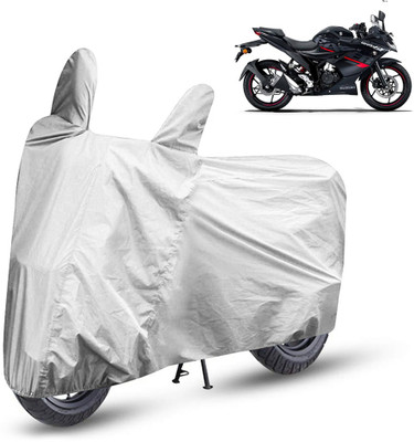 AutoRetail Two Wheeler Cover for Suzuki(Gixxer SF, Silver)