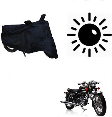 Atulit enterprises Waterproof Two Wheeler Cover for Royal Enfield(Electra Delux, Black)