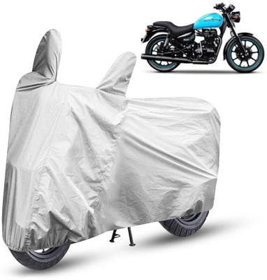 MMSSTAR Waterproof Two Wheeler Cover for Royal Enfield(Thunderbird 500, Silver)