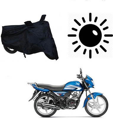 dashark Waterproof Two Wheeler Cover for Hero(CD 110 Dream, Black)
