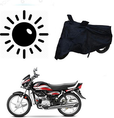Atulit enterprises Waterproof Two Wheeler Cover for Hero(CD deluxe, Black)