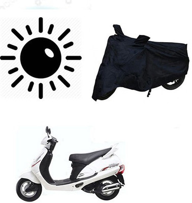 Atulit enterprises Waterproof Two Wheeler Cover for Mahindra(Rodeo, Black)