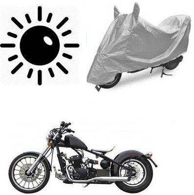 Atulit enterprises Waterproof Two Wheeler Cover for Harley Davidson(Bobber 350, Silver)