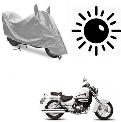 Atulit enterprises Waterproof Two Wheeler Cover for Hyosung(Aquila Pro 650, Silver)