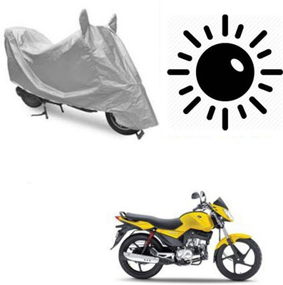 RPSENTTERPR Waterproof Two Wheeler Cover for Mahindra(Stallio, Silver)