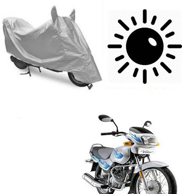 Atulit enterprises Waterproof Two Wheeler Cover for TVS(Victor GLX, Silver)