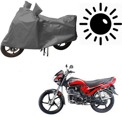 Atulit enterprises Waterproof Two Wheeler Cover for Honda(Passion Plus, Grey)