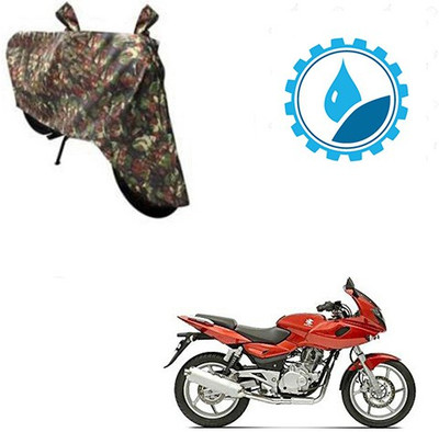 Motoren Waterproof Two Wheeler Cover for Bajaj(Pulsar 220 DTS-i, Multicolor)