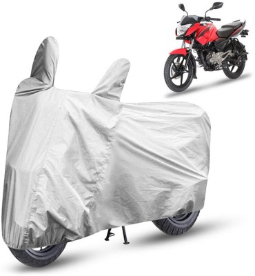 AutoRetail Two Wheeler Cover for Bajaj(Pulsar 135 LS DTS-i, Silver)