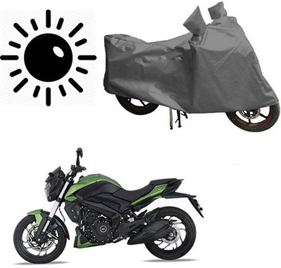 Atulit enterprises Waterproof Two Wheeler Cover for Bajaj(Dominar, Grey)