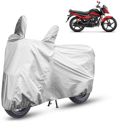 AutoRetail Two Wheeler Cover for Hero(Splendor I Smart, Silver)
