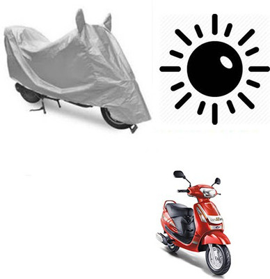 Atulit enterprises Waterproof Two Wheeler Cover for Mahindra(Duro DZ, Silver)