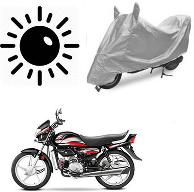 RPSENTTERPR Waterproof Two Wheeler Cover for Hero(CD deluxe, Silver)