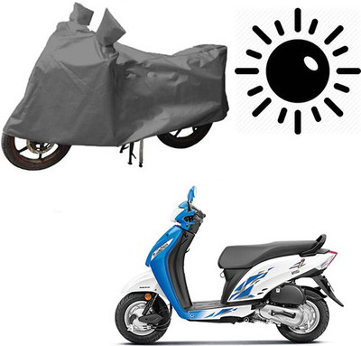 RPSENTTERPR Waterproof Two Wheeler Cover for Honda(Activa i, Grey)