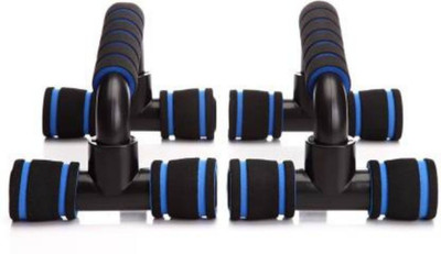 sportioz PushUp Stand with Foam Grip Handle for Chest Press Push-up Bar Push-up Bar(Blue, Black)