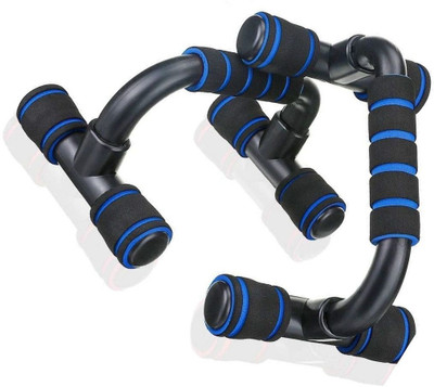 sportioz PushUp Stand with Foam Grip Handle for Chest Press Push-up Bar Push-up Bar(Blue, Black)