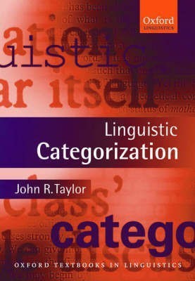 Linguistic Categorization(English, Paperback, Taylor John R.)