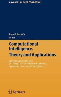 Computational Intelligence, Theory and Applications(English, Paperback, unknown)