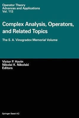 Complex Analysis, Operators, and Related Topics(English, Paperback, unknown)