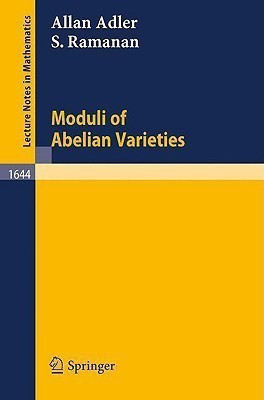 Moduli of Abelian Varieties(English, Paperback, Adler Allan)
