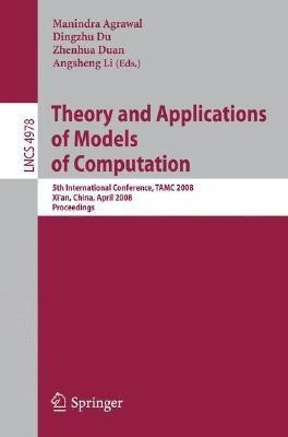 Theory and Applications of Models of Computation(English, Paperback, unknown)