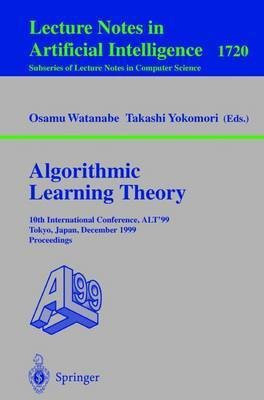 Algorithmic Learning Theory(English, Paperback, unknown)