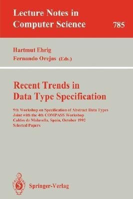 Recent Trends in Data Type Specification(English, Paperback, unknown)