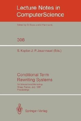 Conditional Term Rewriting Systems(English, Paperback, unknown)