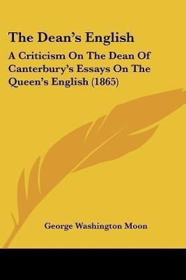 The Dean's English(English, Paperback, Moon George Washington)