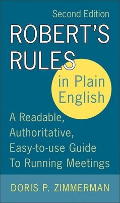 Robert's Rules In Plain English(English, Paperback, Zimmerman Doris P)