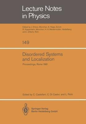 Disordered Systems and Localization(English, Paperback, unknown)