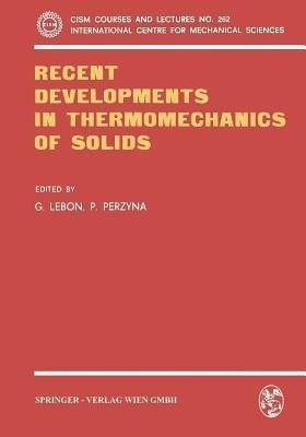 Recent Developments in Thermomechanics of Solids(English, Paperback, unknown)