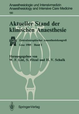 Aktueller Stand der klinischen Anaesthesie(German, Paperback, unknown)