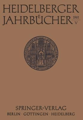 Heidelberger Jahrbuecher(German, Paperback, Loparo Kenneth A)