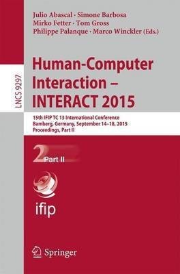 Human-Computer Interaction - INTERACT 2015(English, Paperback, unknown)