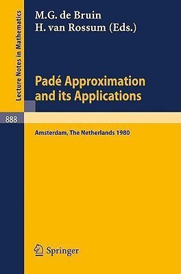 Pade Approximation and its Applications, Amsterdam 1980(English, Paperback, unknown)