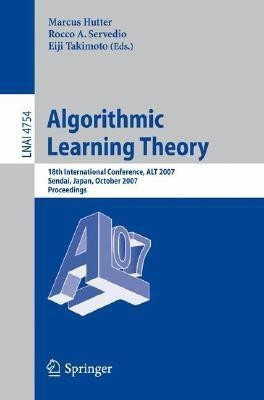 Algorithmic Learning Theory(English, Paperback, unknown)