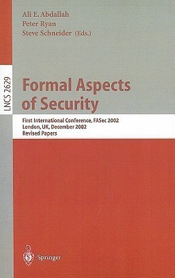 Formal Aspects of Security(English, Paperback, unknown)