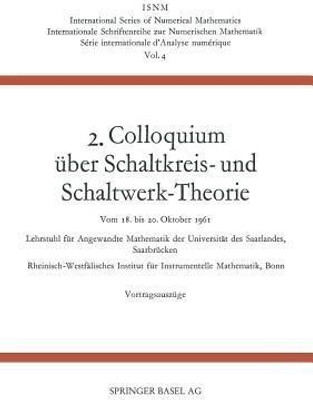 2. Colloquium UEber Schaltkreis- und Schaltwerk-Theorie(German, Paperback, Doerr Johannes)