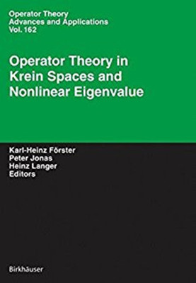 Operator Theory in Krein Spaces and Nonlinear Eigenvalue Problems(English, Hardcover, unknown)